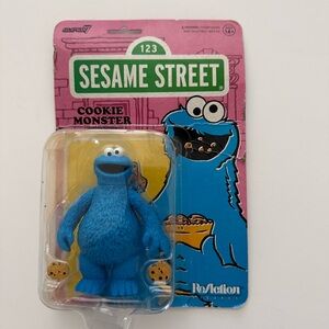 Super7 Sesame Street ReAction Cookie Monster Action Figure